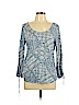 Lucky Brand Blue 3/4 Sleeve T-Shirt Size L - photo 1