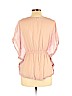 Candie's Pink Short Sleeve Blouse Size L - photo 2