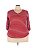 Style&Co Red Long Sleeve T-Shirt Size 3X - photo 1