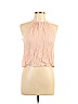 H&M 100% Viscose Tan Sleeveless Top Size 10 - photo 1
