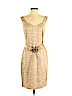 David Meister Gold Cocktail Dress Size 4 - photo 1