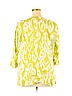 JM Collection 100% Cotton Green 3/4 Sleeve Blouse Size 16 - photo 2