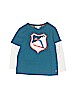 Janie and Jack 100% Cotton Graphic Blue Long Sleeve T-Shirt Size 5T - photo 1