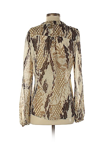 Hale Bob Long Sleeve Silk Top (view 2)