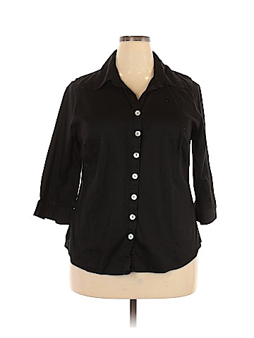 Avenue 3/4 Sleeve Button-Down Shirt (view 1)