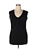 New York & Company Black Sleeveless Top Size XL - photo 1