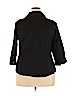 Avenue Black 3/4 Sleeve Button-Down Shirt Size 18 - 20 Plus - photo 2