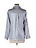 Express 100% Polyester Silver Long Sleeve Blouse Size M (petite) - photo 2
