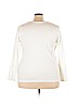 Lane Bryant 100% Cotton White Long Sleeve T-Shirt Size 22 - 24 Plus - photo 2