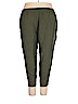 Terra & Sky 100% Rayon Green Casual Pants Size 2X - photo 2