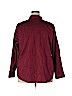 Avenue Burgundy Long Sleeve Button-Down Shirt Size 22 - photo 2