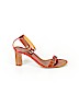 Coach 100% Leather Red Heels Size 10 - photo 1