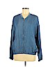 Forever 21 100% Lycra Blue Jacket Size M - photo 1