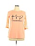 Unbranded Orange 3/4 Sleeve T-Shirt Size XL - photo 1