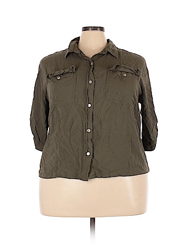 A New Day 3/4 Sleeve Button-Down Shirt (view 1)