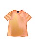 Polo by Ralph Lauren 100% Cotton Stripes Orange Short Sleeve T-Shirt Size 5 - photo 1