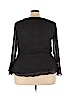 Seperates by New York City Design Co. 100% Polyester Black Long Sleeve Blouse Size 2X - photo 2