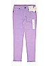 Cat & Jack Solid Purple Jeans Size 6X - photo 1