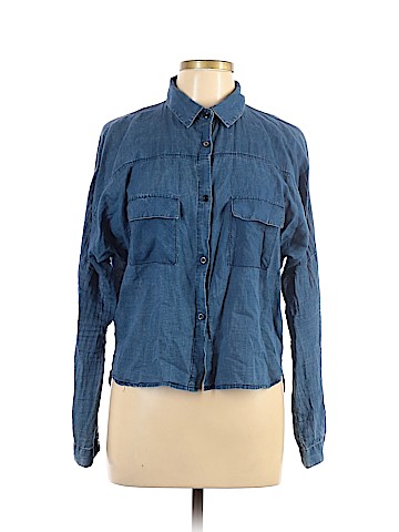 Love, Fire Long Sleeve Button-Down Shirt (view 1)