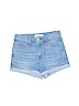Hollister Blue Denim Shorts Size 1 - photo 1