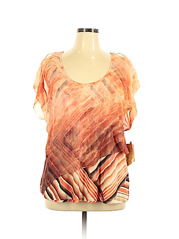 One World Short Sleeve Blouse (view 1)