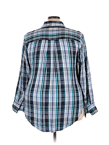 Lane Bryant Long Sleeve Button-Down Shirt (view 2)