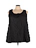 J.jill 100% Linen Black Sleeveless Blouse Size 3X - photo 1