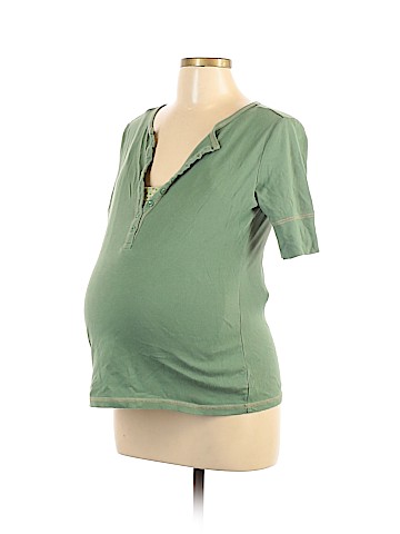 Planet Motherhood 3/4 Sleeve Henley (view 1)