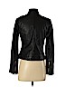 Cole Haan 100% Polyester Black Faux Leather Jacket Size XS - photo 2