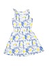 Gap Kids 100% Cotton Floral Blue Dress Size 10 - photo 1