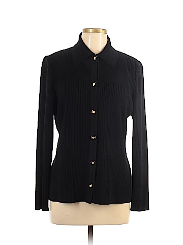 St. John Sport Wool Cardigan (view 1)