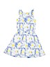 Gap Kids 100% Cotton Floral Blue Dress Size 10 - photo 2