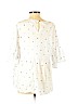 Isabel Maternity 100% Cotton White Long Sleeve Blouse Size L - photo 2