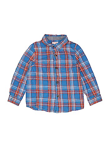 Cat & Jack Long Sleeve Button-Down Shirt (view 1)