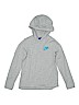Nike 100% Cotton Solid Gray Pullover Hoodie Size M (kids) - photo 1
