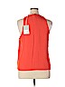 Everlane 100% Triacetate Red Sleeveless Blouse Size 16 - photo 2