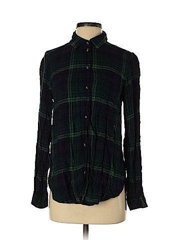 American Eagle Outfitters Long Sleeve Button-Down Shirt (view 1)