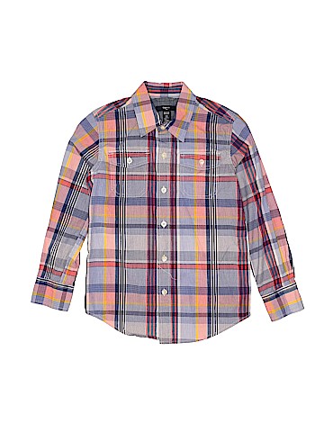 Gap Kids Outlet Long Sleeve Button-Down Shirt (view 1)