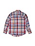 Gap Kids Outlet 100% Cotton Plaid Blue Long Sleeve Button-Down Shirt Size S (kids) - photo 2