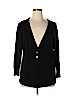 Avenue 100% Acrylic Black Cardigan Size 14 - 16 Plus - photo 1