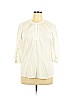 Coldwater Creek 100% Cotton White 3/4 Sleeve Top Size XL - photo 1
