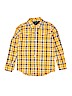 Gap Kids Outlet 100% Cotton Plaid Yellow Long Sleeve Button-Down Shirt Size S (kids) - photo 1