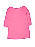 The Children's Place 100% Cotton Solid Pink 3/4 Sleeve Blouse Size 7 - 8 - photo 2
