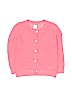 OshKosh B'gosh 100% Cotton Solid Pink Cardigan Size 4T - photo 1