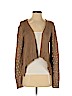 La Fee Maraboutee 100% Acrylic Tan Cardigan Size 4 - photo 1