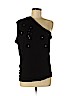 Romeo & Juliet Couture 100% Viscose Black Short Sleeve Top Size M - photo 1