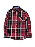 Chaps Plaid Red Long Sleeve Button-Down Shirt Size 8 - photo 1