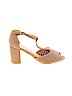 Top Moda Tan Heels Size 7 - photo 1