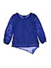 Amy Byer 100% Polyester Blue 3/4 Sleeve Blouse Size 7 - 8 - photo 2