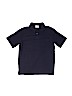 Hanna Andersson 100% Cotton Solid Blue Short Sleeve Polo Size 10 - photo 1